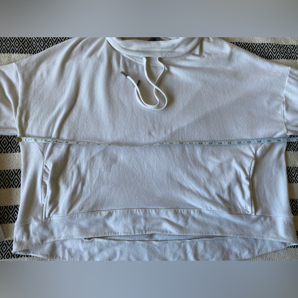 Sweaty Betty Harmonise Luxe Sweatshirt, Ivory White - XXL - Picture 6 of 10